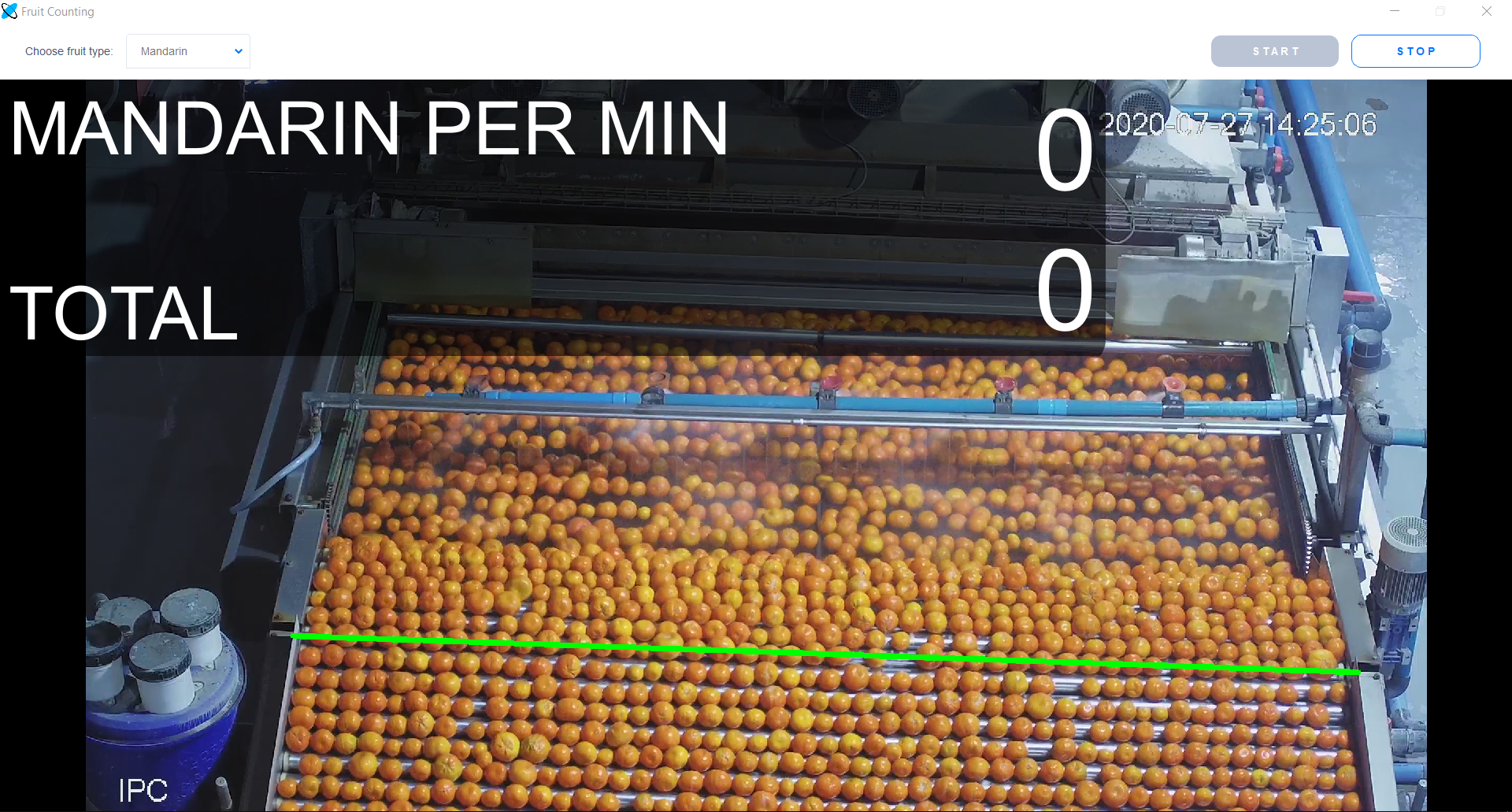 screenshot of Abto Fruit Counting